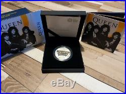 QUEEN 2020 UK One Ounce Silver Proof Coin £2 ROYAL MINT Colour Print Error Mule