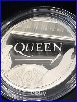 QUEEN MUSIC LEGENDS 2020 UK 2oz Silver Proof Coin (500 mintage) Sold Out At Mint