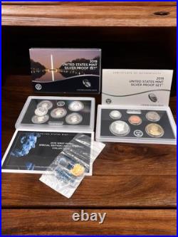 RARE PACKAGING ERROR 2019 US Mint Silver Proof Coin Set OGP & COA 12 Coins RARE PACKAGING ERROR 2019 US Mint Silver Proof Coin Set OGP & COA 12 Coins