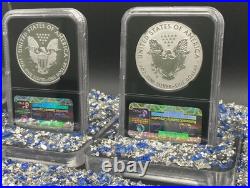 Rev Proof Enhance Finish 2013 W $1 Silver Eagle Set SP/PF69 Silver Star SPOTLESS