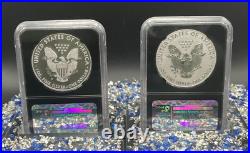 Rev Proof Enhance Finish 2013 W $1 Silver Eagle Set SP/PF69 Silver Star SPOTLESS