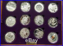 Royal Mint Queens Golden Jubilee Sterling Silver Coin Collection 2002/2003