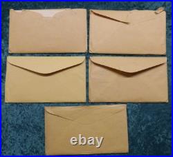 Run of 5 Sets, 1959, 1960, 1961, 1962, 1963 US Mint Silver Proof Sets, Envelopes Run of 5 Sets, 1959, 1960, 1961, 1962, 1963 US Mint Silver Proof Sets, Envelopes