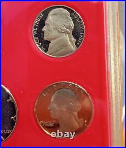 SEE Video! 1981-S TYPE 2 Proof Set ALL DEEP CAMEOS ALL CLEAR S with Bulbous Serif