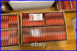 SILVER PROOF 2004-S 11 COINS SET X 5 Sets, Total 6.69 Oz. Of SILVER (5 Sets)