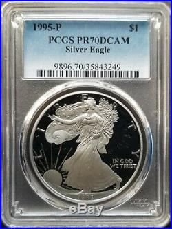 Set of 39 Silver Eagle Coins 1986 2019 Complete Proof Set PR70DCAM PCGS