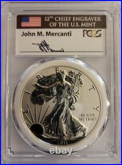 Silver Eagle Reverse $1 Proof Set 4 Coins 2006-2011-2012-2013 Mint Engravers