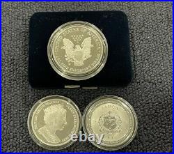 Silver Proof Coins Lot Of 3