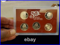 Silver Proof Lot 2010, 2006, 1997 Silver Set And AMERICA THE BEAUTIFUL ONE Each