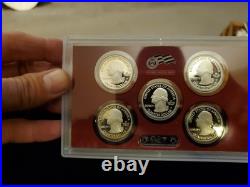 Silver Proof Lot 2010, 2006, 1997 Silver Set And AMERICA THE BEAUTIFUL ONE Each