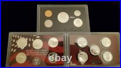 Silver Proof Lot 2010, 2006, 1997 Silver Set And AMERICA THE BEAUTIFUL ONE Each