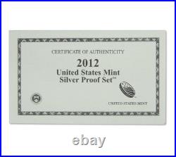 Silver Proof Set 2012 90% Silver Uncirculated 14 Coin Set OGP With COA