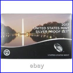 Silver Proof Set 2017 90% Silver Uncirculated 10 Coin Set OGP With COA