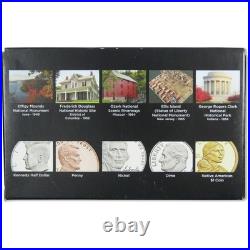 Silver Proof Set 2017 90% Silver Uncirculated 10 Coin Set OGP With COA