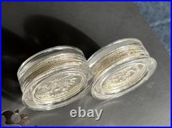 Silver Proof Set Piedforts Flawless Lion & Welsh Dragon 94/95 Rare Low Mint