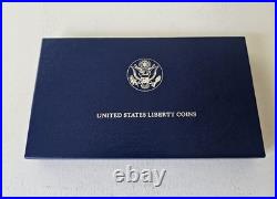 Silver United States Mint 1986 Liberty Coins Set OGP & COA Dollar Silver