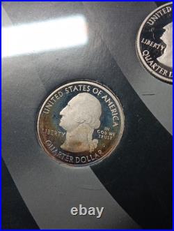 Stunning Toning 2012 US Mint Limited Edition Silver Proof set Stunning Toning 2012 US Mint Limited Edition Silver Proof set