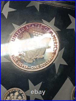 Stunning Toning 2012 US Mint Limited Edition Silver Proof set Stunning Toning 2012 US Mint Limited Edition Silver Proof set
