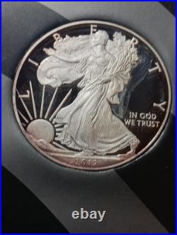 Stunning Toning 2012 US Mint Limited Edition Silver Proof set Stunning Toning 2012 US Mint Limited Edition Silver Proof set