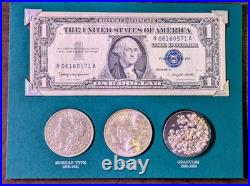 The American Silver Story Elite Collector's Set Morgan Peace Dollars 1957 B