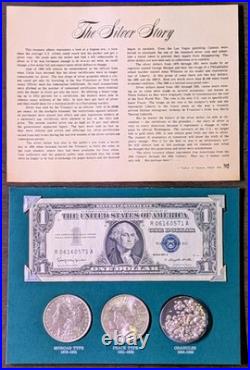 The American Silver Story Elite Collector's Set Morgan Peace Dollars 1957 B