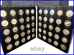 The Franklin Mint 50 States of the Union Series Silver Coin Proof Set
