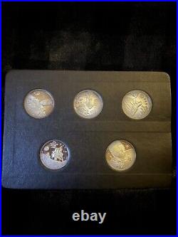 The International Mint. 999 Silver Proof Rounds Collection