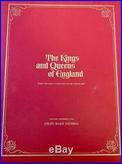 The Kings and Queens of England 1st Edition Sterling Silver Proof Set 44 coins