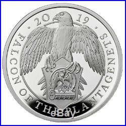 The Queens Beasts Falcon of the Plantagenets UK One Ounce Silver Proof Coin