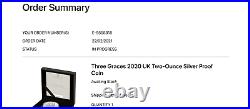 Three Graces 2020 UK Two-Ounce Silver Proof