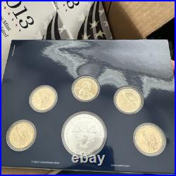Two Sets of 2013 American Silver Eagle Annual US Mint Set. Ready To Ship