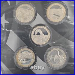 U. S. Mint 2014 Limited Edition Silver Proof Set Toned $1 50C 25C 10CUncirculated