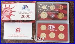 U. S. Mint Silver Proof Coin Sets 1998 Through 2017 &'92,'93,'95,'96 OGP COA U. S. Mint Silver Proof Coin Sets 1998 Through 2017 &'92,'93,'95,'96 OGP COA