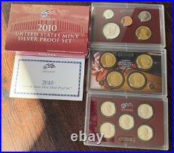 U. S. Mint Silver Proof Coin Sets 1998 Through 2017 &'92,'93,'95,'96 OGP COA U. S. Mint Silver Proof Coin Sets 1998 Through 2017 &'92,'93,'95,'96 OGP COA
