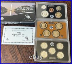 U. S. Mint Silver Proof Coin Sets 1998 Through 2017 &'92,'93,'95,'96 OGP COA U. S. Mint Silver Proof Coin Sets 1998 Through 2017 &'92,'93,'95,'96 OGP COA