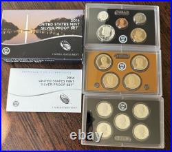 U. S. Mint Silver Proof Coin Sets 1998 Through 2017 &'92,'93,'95,'96 OGP COA U. S. Mint Silver Proof Coin Sets 1998 Through 2017 &'92,'93,'95,'96 OGP COA