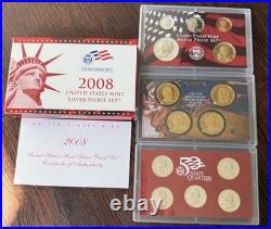 U. S. Mint Silver Proof Coin Sets 1998 Through 2017 &'92,'93,'95,'96 OGP COA U. S. Mint Silver Proof Coin Sets 1998 Through 2017 &'92,'93,'95,'96 OGP COA