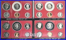 U. S. Proof Sets Lot Of 28 1979-1981, 1985, 1987, 1990, 1992 OGP 4 sets per yr