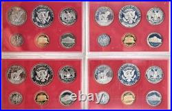 U. S. Proof Sets Lot Of 28 1979-1981, 1985, 1987, 1990, 1992 OGP 4 sets per yr
