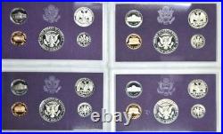 U. S. Proof Sets Lot Of 28 1979-1981, 1985, 1987, 1990, 1992 OGP 4 sets per yr