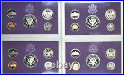 U. S. Proof Sets Lot Of 28 1979-1981, 1985, 1987, 1990, 1992 OGP 4 sets per yr