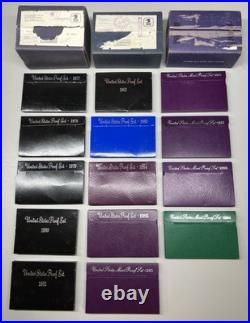 U. S. Silver Proof Lot Of 14 77,78,79,80,81,82,83,84,85,90,91,92,93,94 U. S. Silver Proof Lot Of 14 77,78,79,80,81,82,83,84,85,90,91,92,93,94