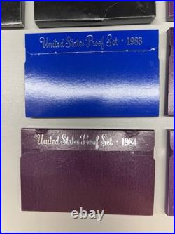 U. S. Silver Proof Lot Of 14 77,78,79,80,81,82,83,84,85,90,91,92,93,94 U. S. Silver Proof Lot Of 14 77,78,79,80,81,82,83,84,85,90,91,92,93,94