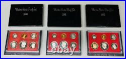 U. S. Silver Proof Lot Of 14 77,78,79,80,81,82,83,84,85,90,91,92,93,94 U. S. Silver Proof Lot Of 14 77,78,79,80,81,82,83,84,85,90,91,92,93,94