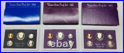 U. S. Silver Proof Lot Of 14 77,78,79,80,81,82,83,84,85,90,91,92,93,94 U. S. Silver Proof Lot Of 14 77,78,79,80,81,82,83,84,85,90,91,92,93,94