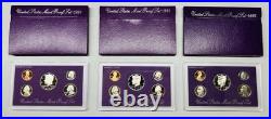 U. S. Silver Proof Lot Of 14 77,78,79,80,81,82,83,84,85,90,91,92,93,94 U. S. Silver Proof Lot Of 14 77,78,79,80,81,82,83,84,85,90,91,92,93,94