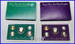 U. S. Silver Proof Lot Of 14 77,78,79,80,81,82,83,84,85,90,91,92,93,94 U. S. Silver Proof Lot Of 14 77,78,79,80,81,82,83,84,85,90,91,92,93,94