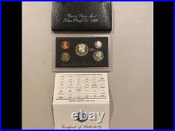 U. S. Silver Proof Sets Black Box (6 Sets) 1993,94,95,95,96,98- 30 Coins US Mint