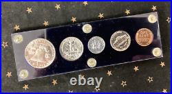 US Coins 1954 Silver Proof Set in Custom, Date-Stamped Holder