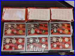 US Mint 2002 Silver Proof Set Lot Of 3 Sets #AG17
